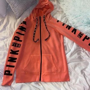Vs pink zip up